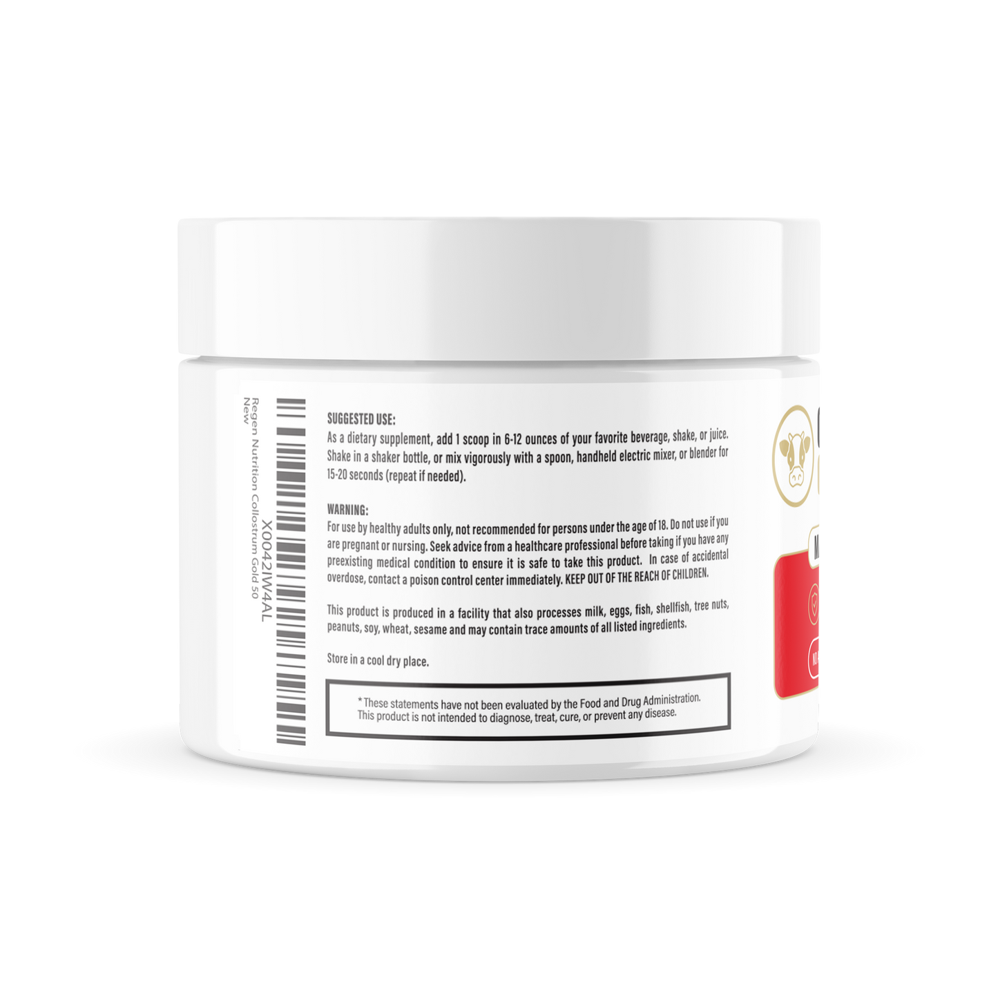 Colostrum Gold 50 Colostrum Powder